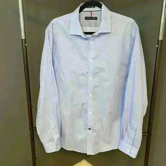 Calvin Klein Men's Dress Shirt Button Down Size 16.5 34/35 Long Sleeve - Picture 1 of 10